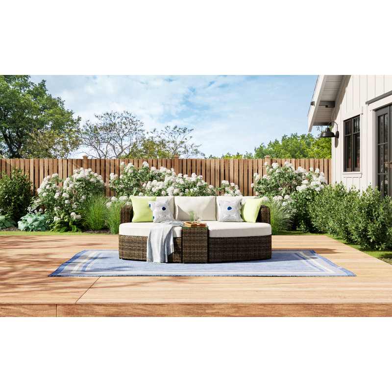 Sol 72 Outdoor™ Delmont Performance Blue Rug & Reviews Wayfair
